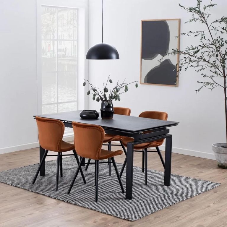 Batilda Dining Chair - Set of 2 - Copper Fabric