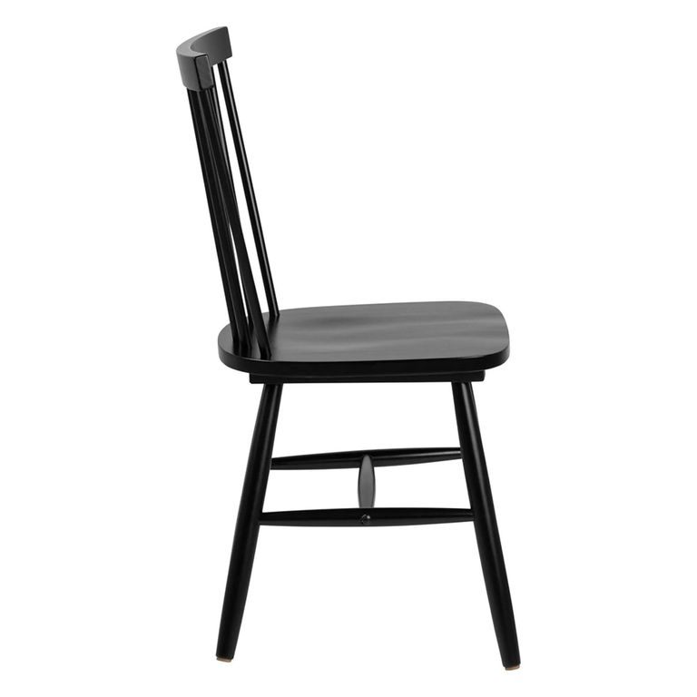 Riano Dining Chair - Set of 2 - Black - Spindle