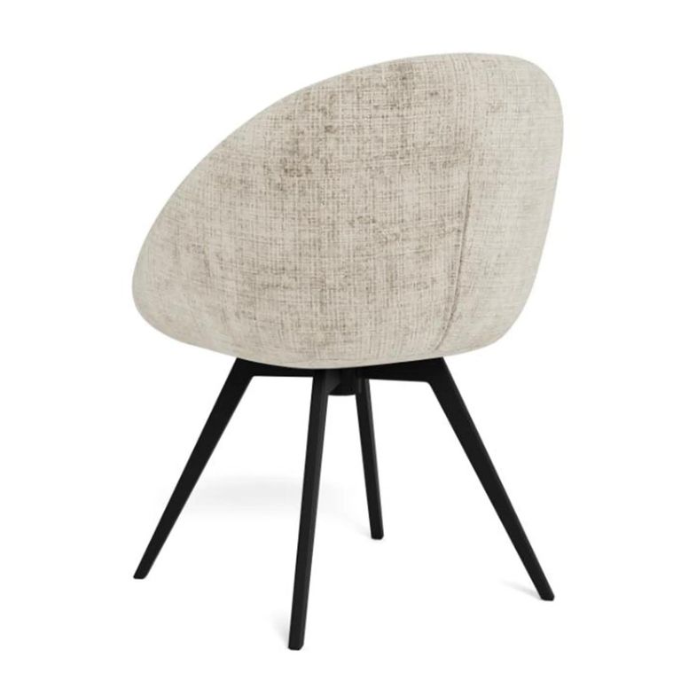 Tenna Swivel Dining Chair - Set of 2 - Sand Fabric