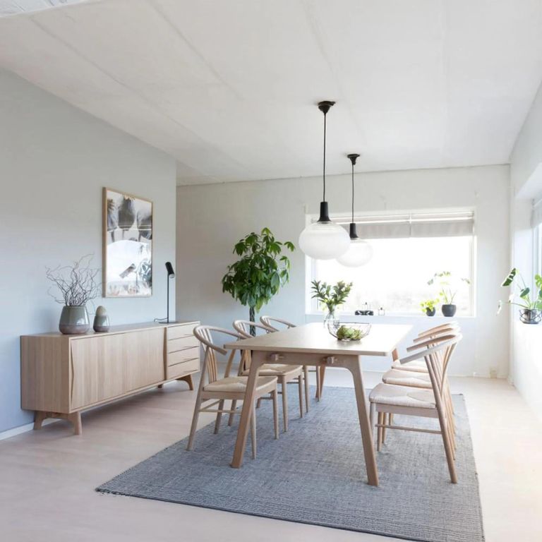 York Dining Chair - Set of 2 - Oak - Curved Back