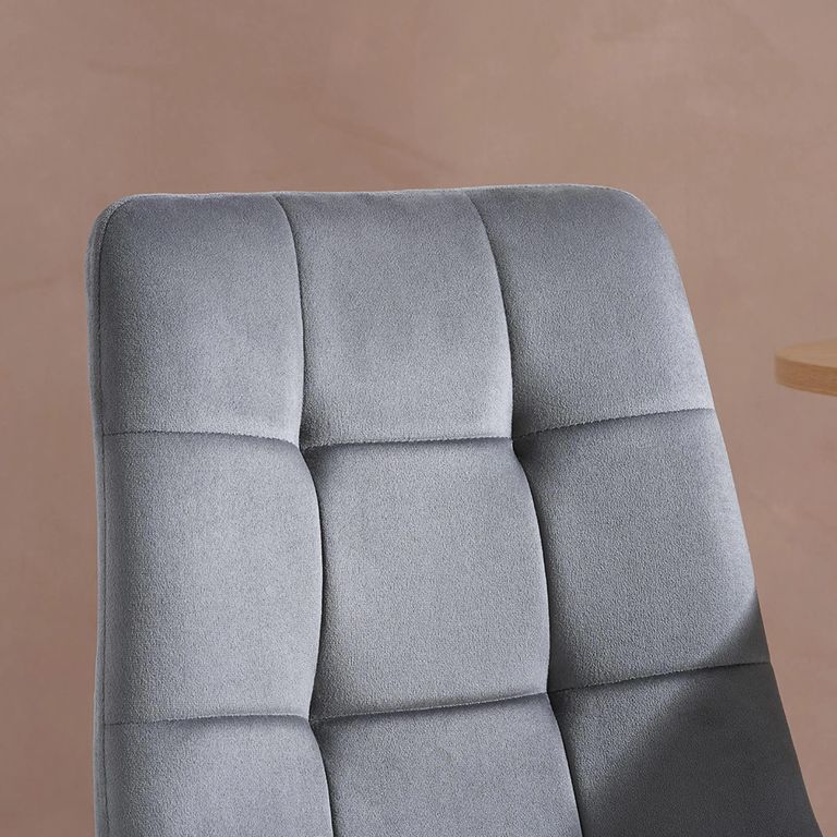 Axel Dining Chair - Set of 2 - Grey Fabric