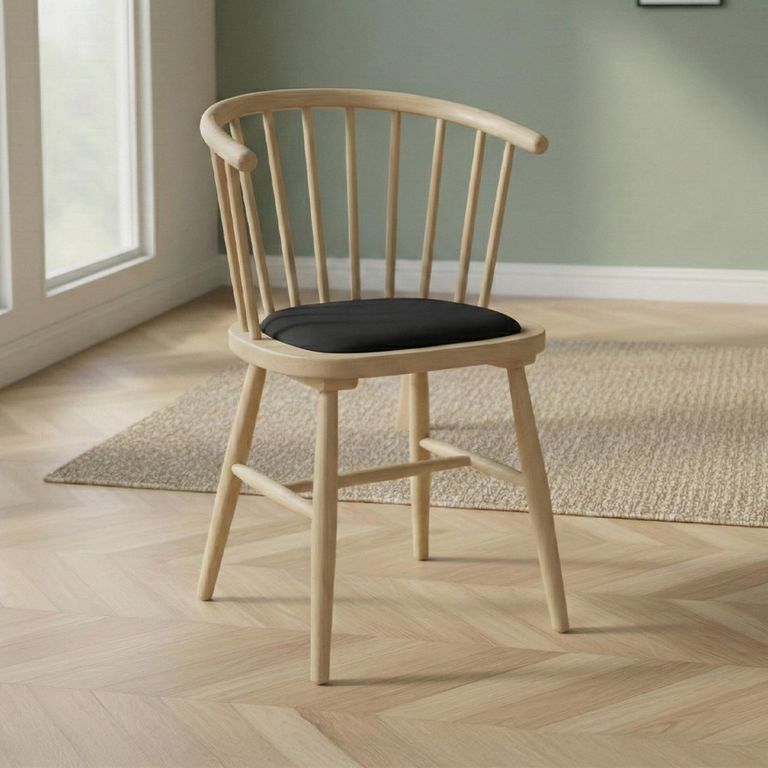 Twyford Dining Chair - Set of 2 - Dark Grey Curved