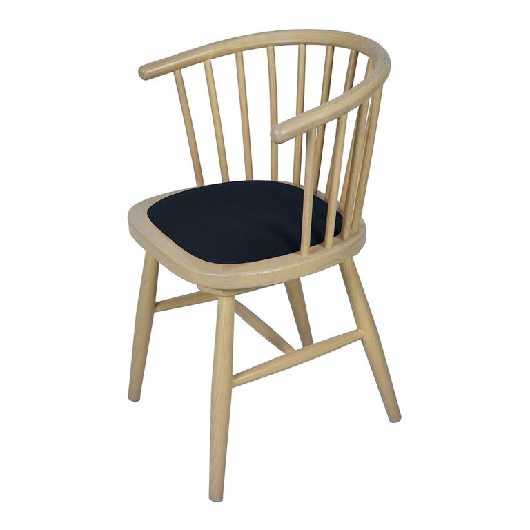 Twyford Dining Chair - Set of 2 - Dark Grey Curved