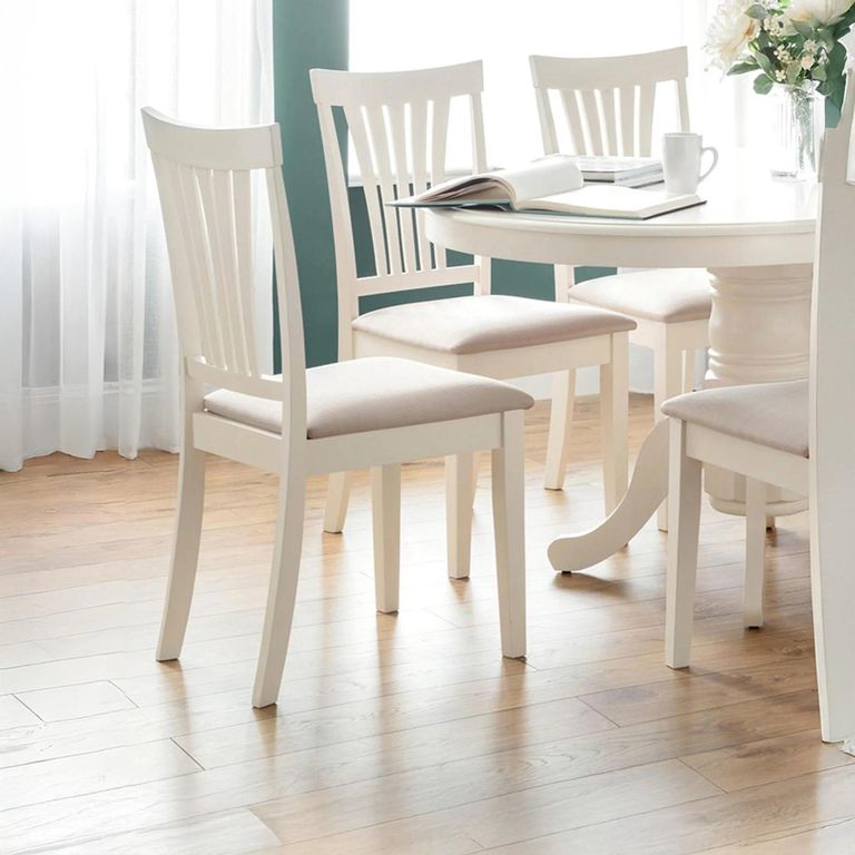 Stanmore Dining Chair - Set of 2 - Ivory Wood