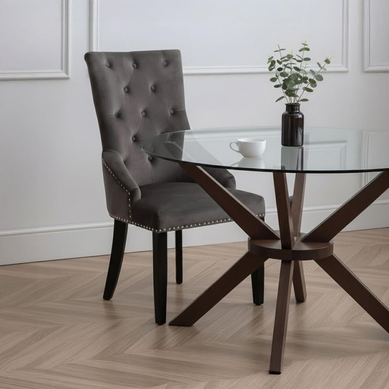 Veneto Dining Chair - Set of 2 - Grey