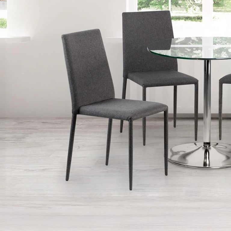 Jazz Dining Chair - Set of 4 - Grey Fabric