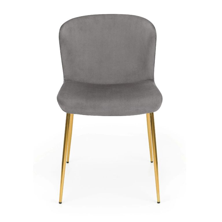 Harper Dining Chair - Set of 2 - Grey Fabric