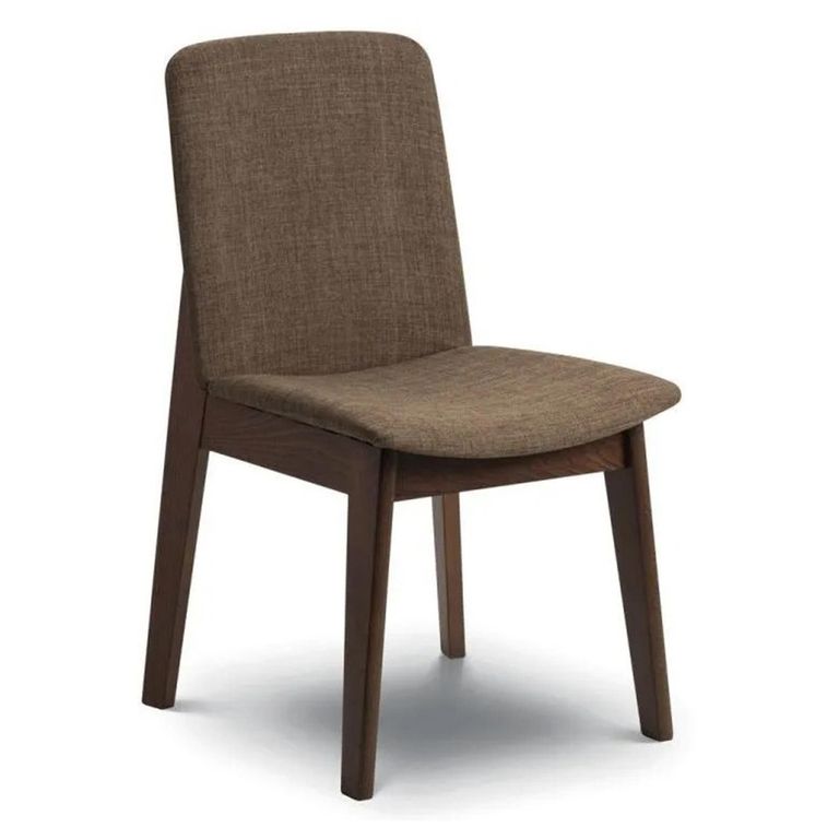 Kensington Dining Chair - Set of 2 - Walnut Fabric