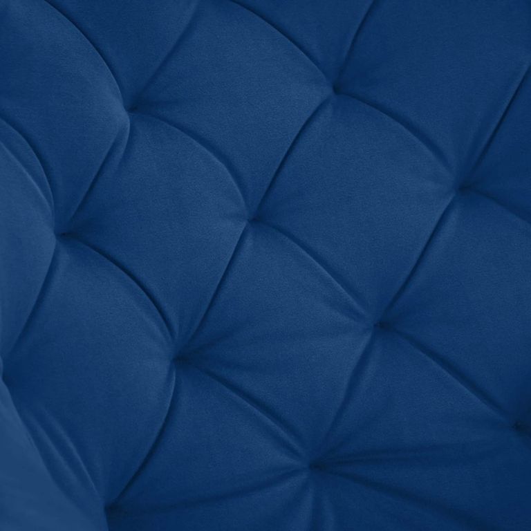 Lorenzo Dining Chair - Set of 2 - Blue Fabric