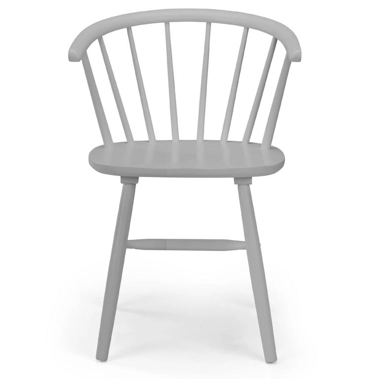 Modena Dining Chair - Set of 2 - Spindle Back - Grey