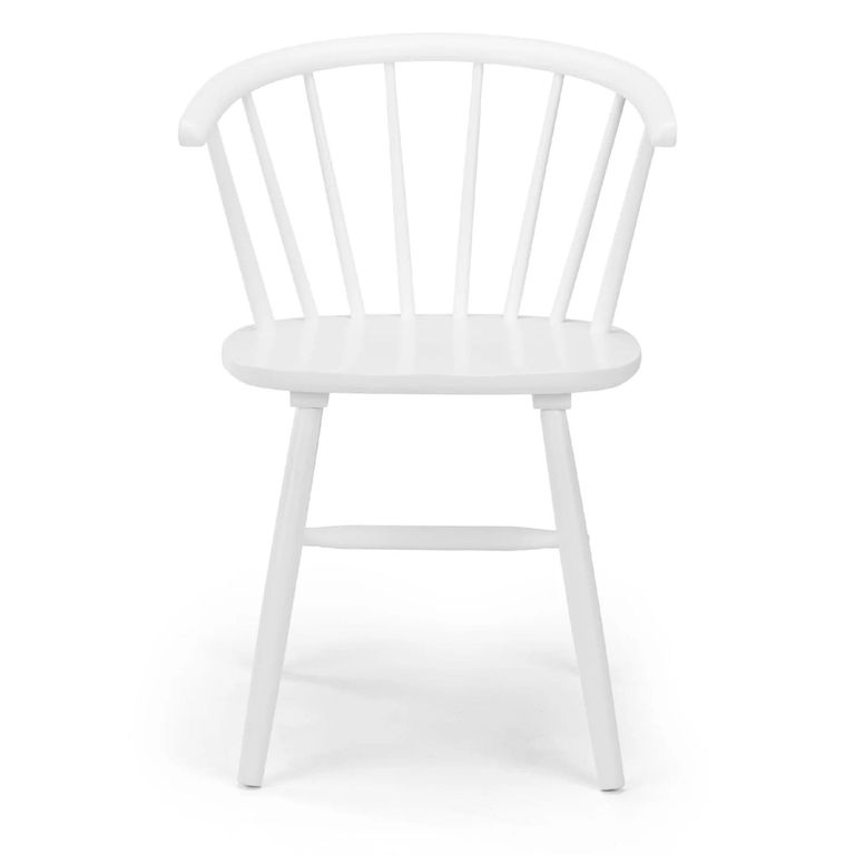 Modena Dining Chair - Set of 2 - Spindle Back - White