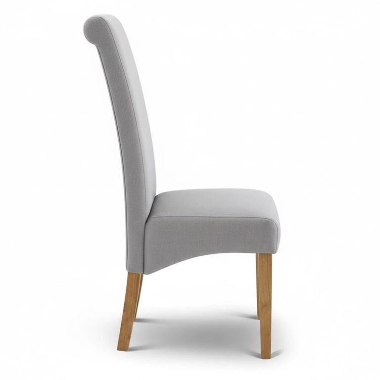 Rio Dining Chair - Set of 2 - Grey Fabric