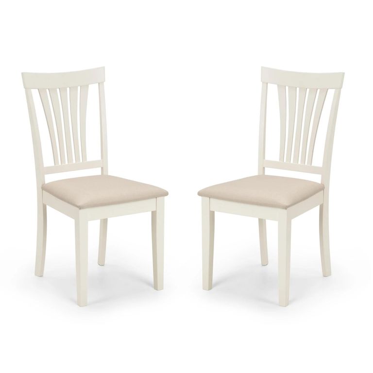 Stanmore Dining Chair - Set of 2 - Ivory Wood