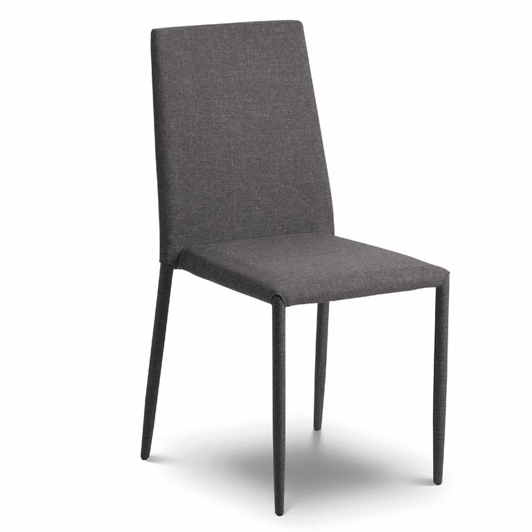 Jazz Dining Chair - Set of 4 - Grey Fabric