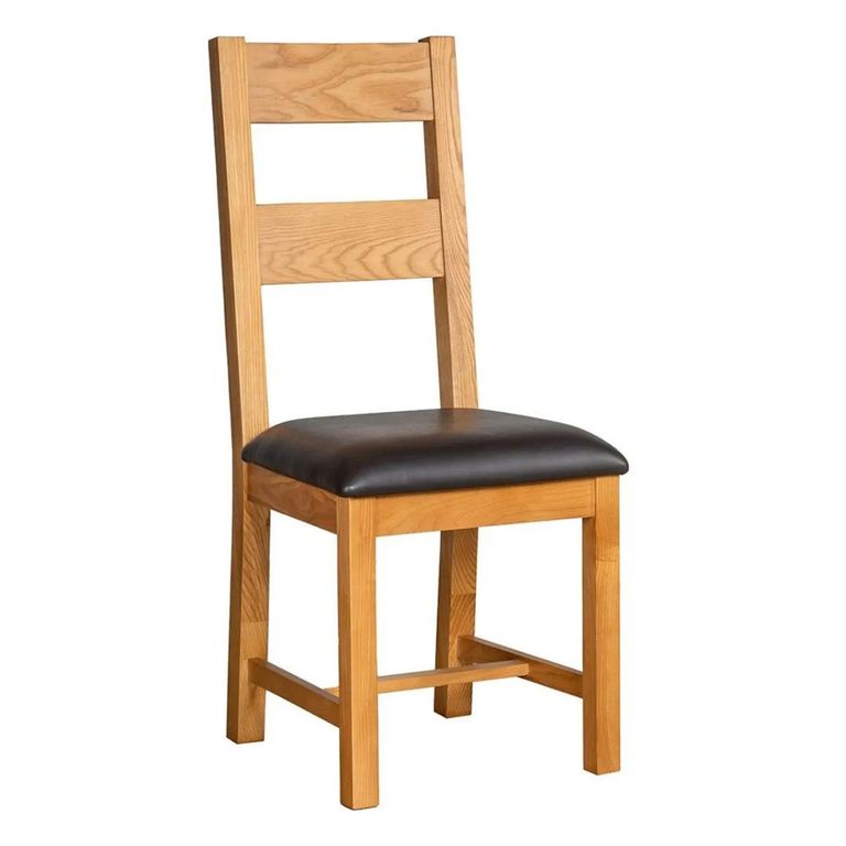 Somer Dining Chair - Set of 2 - Ladder Back - Oak