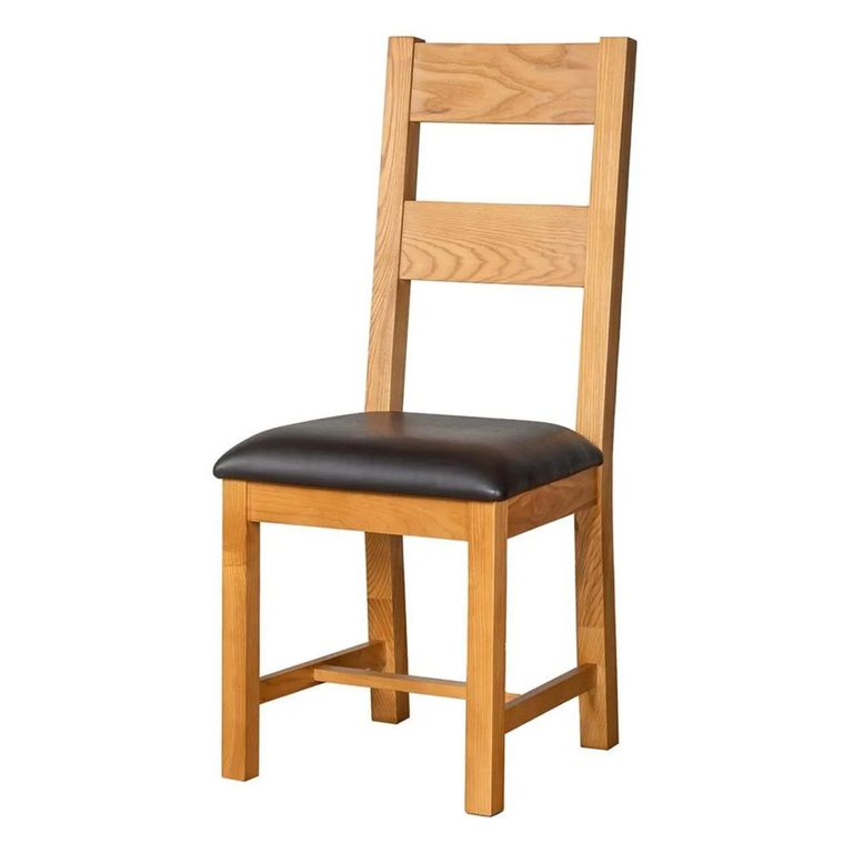 Somer Dining Chair - Set of 2 - Ladder Back - Oak