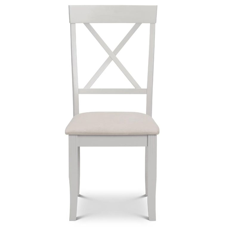 Davenport Dining Chair - Set of 2 - Cross Back - Grey