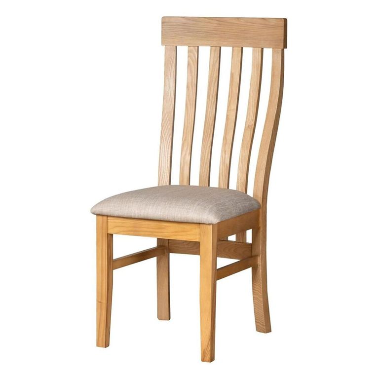Nimbus Dining Chair - Set of 2 - Slatted Back - Oak