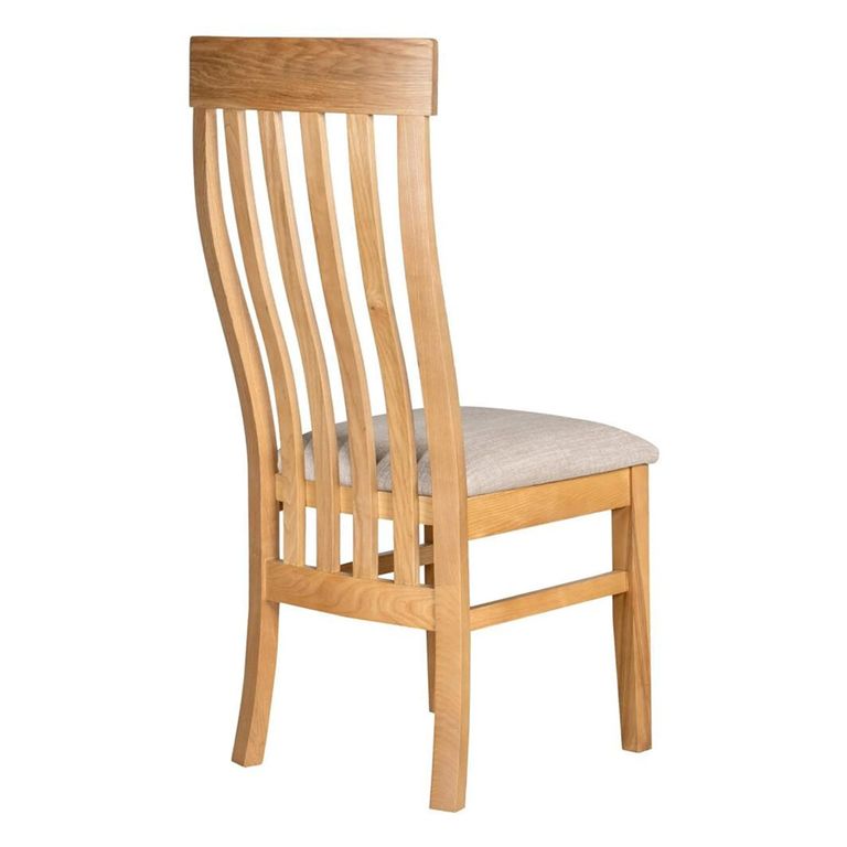 Nimbus Dining Chair - Set of 2 - Slatted Back - Oak