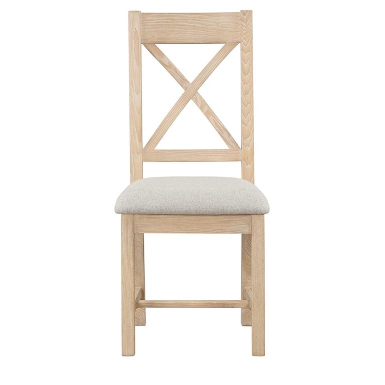 Wilmont Dining Chair - Set of 2 - Cross Back - Oak