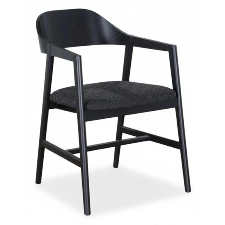 Carrington Carver Dining Chair - Set of 2 - Black Oak