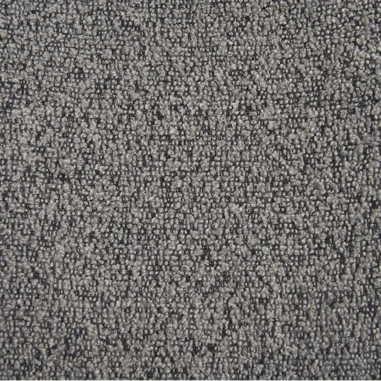 Mira Dining Chair - Set of 2 - Light Grey Boucle Fabric