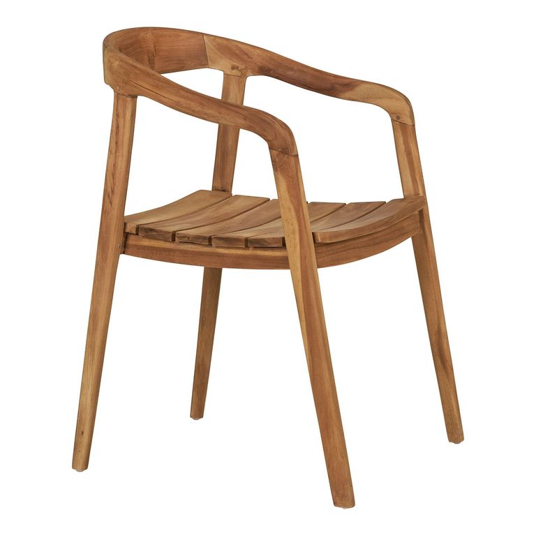 Otero Dining Chair - Set of 2 - Natural Teak Wood