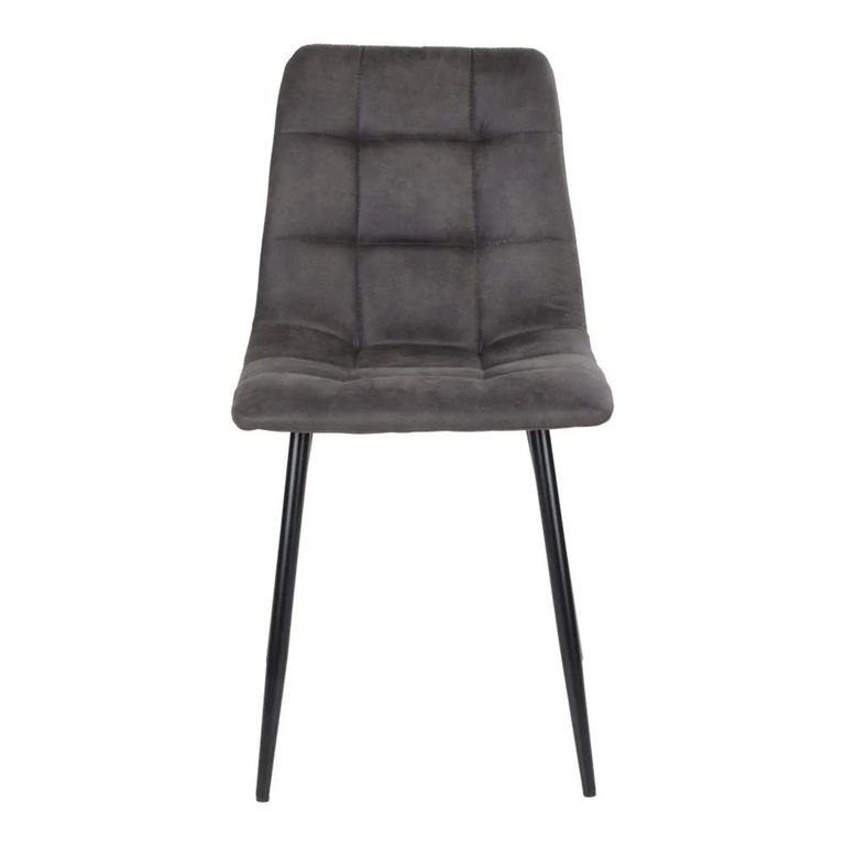 Middelfart Dining Chair - Set of 2 - Dark Grey - Fabric