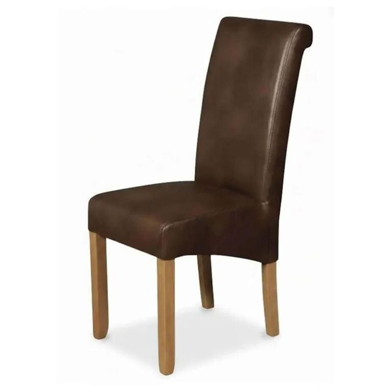 Clearance - Sophie Dining Chair - Set of 2 - Tan Faux Leather - A479