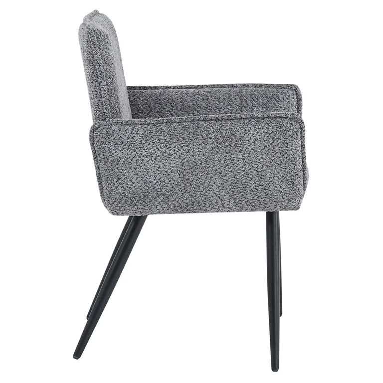 Monza Dining Armchair - Grey Fabric