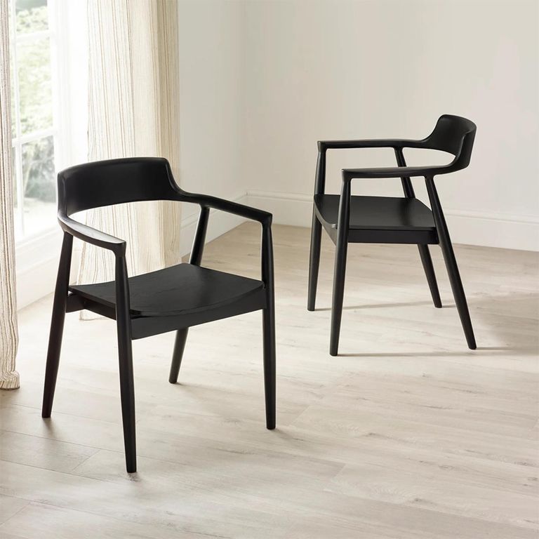 Franklin Dining Armchair - Set of 2 - Black