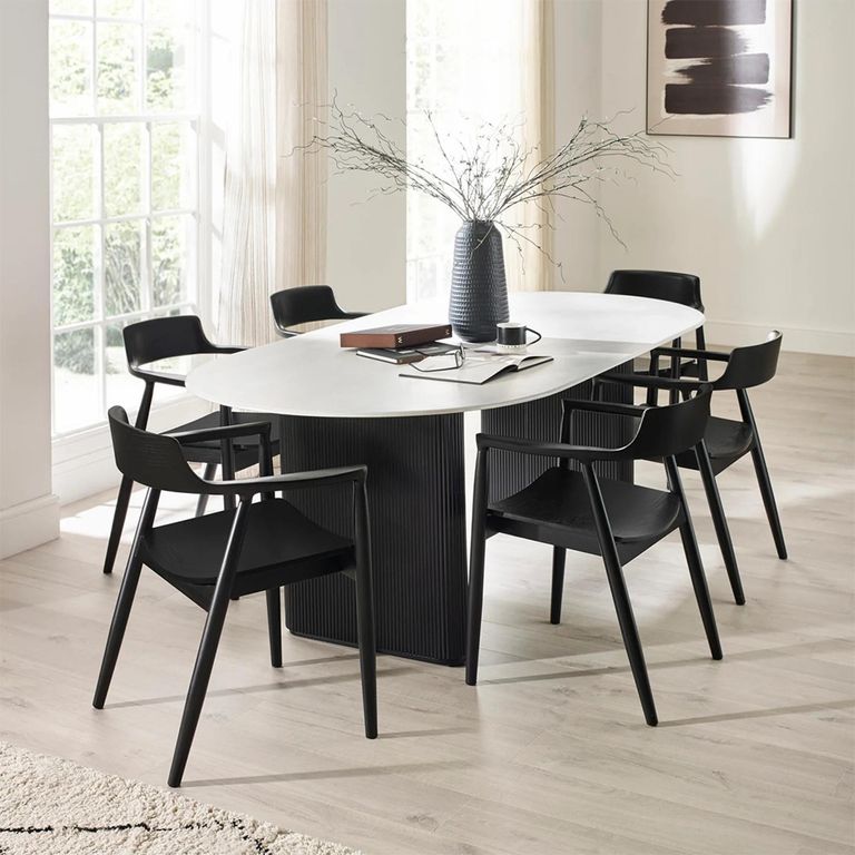 Franklin Dining Armchair - Set of 2 - Black