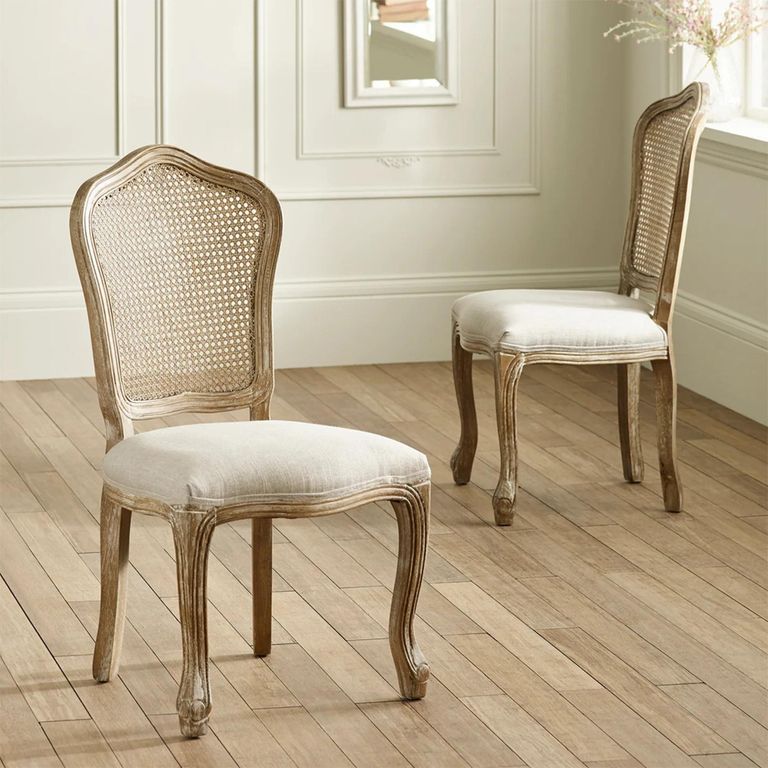 Camille Dining Chair - Set of 2 - Limed Oak