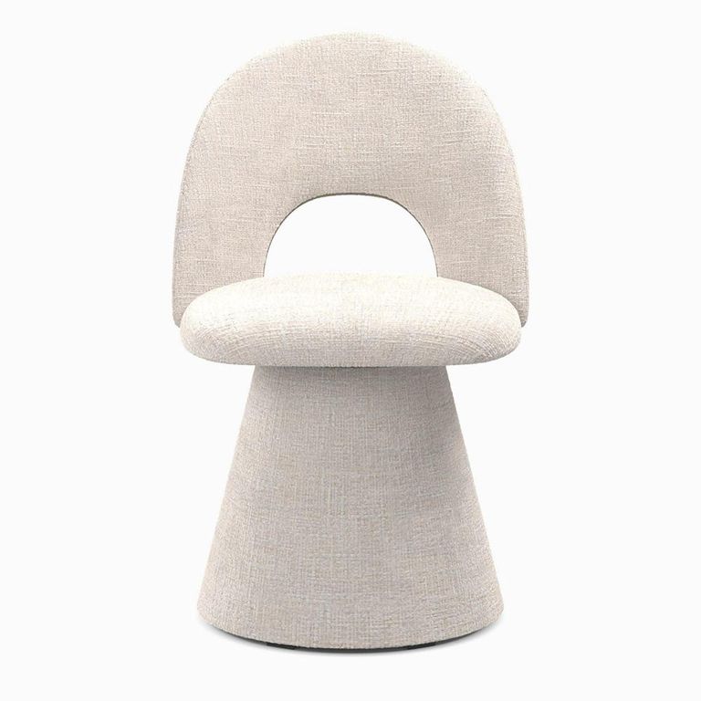 Hoopla Swivel Dining Chair - Set of 2 - Afterglow Fabric