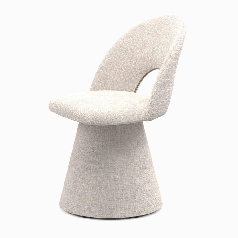 Hoopla Swivel Dining Chair - Set of 2 - Afterglow Fabric