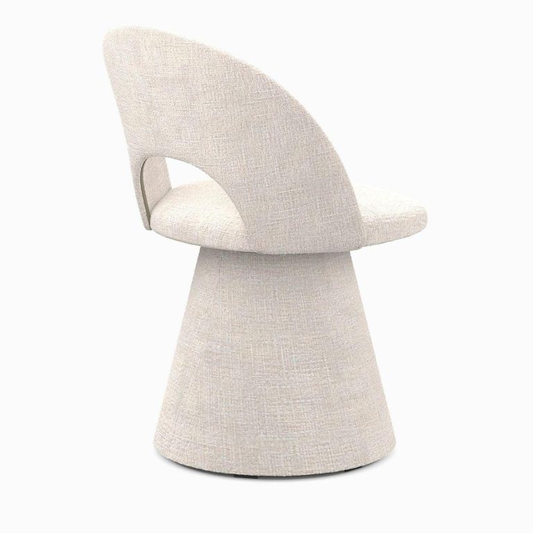 Hoopla Swivel Dining Chair - Set of 2 - Afterglow Fabric