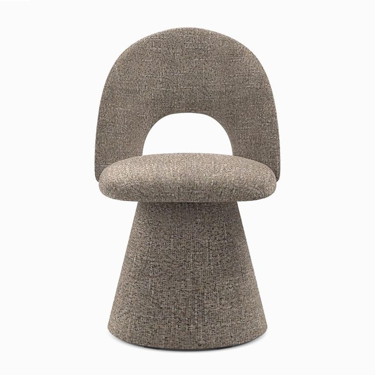 Hoopla Swivel Dining Chair - Set of 2 - Terrazzo Fabric