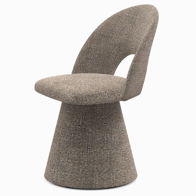 Hoopla Swivel Dining Chair - Set of 2 - Terrazzo Fabric