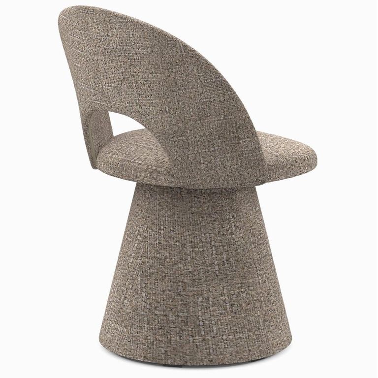 Hoopla Swivel Dining Chair - Set of 2 - Terrazzo Fabric