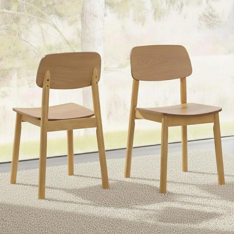 Clearance - Barlow Dining Chair - Set of 2 - Oak - FSS17126