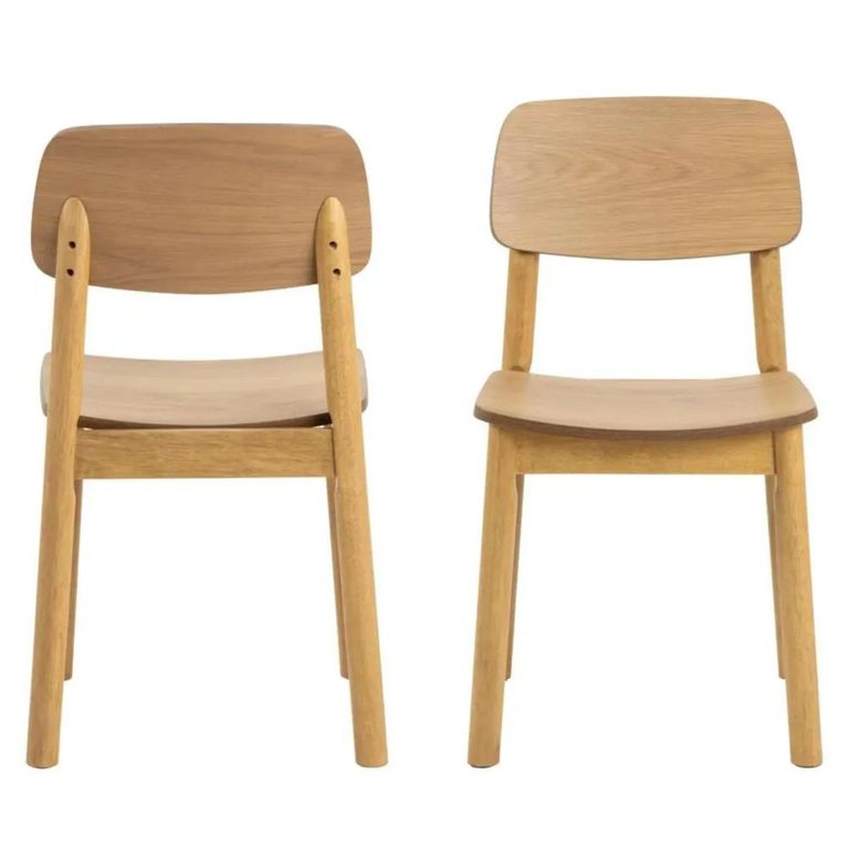 Clearance - Barlow Dining Chair - Set of 2 - Oak - FSS17126