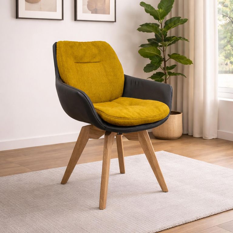 Anna Dining Armchair - Oak Legs - Variation Available