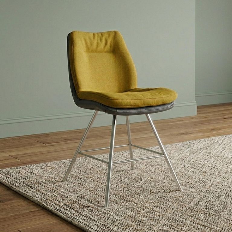 Anna Dining Chair - Stainless Steel Legs - Variation Available