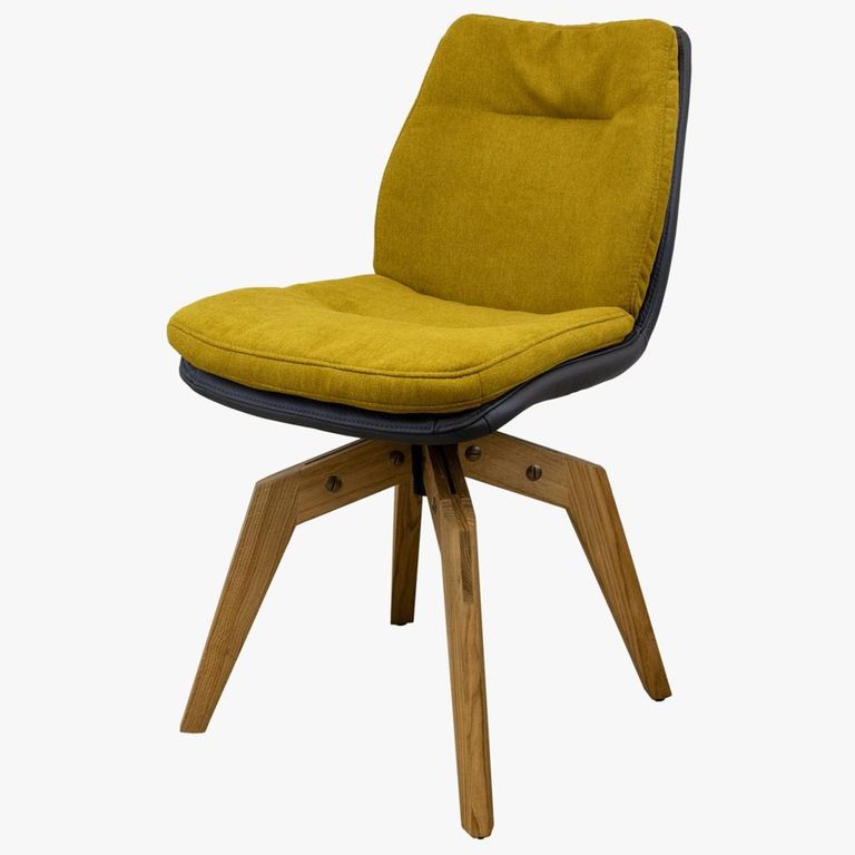 Anna Dining Chair - Oak Swivel Legs - Variation Available