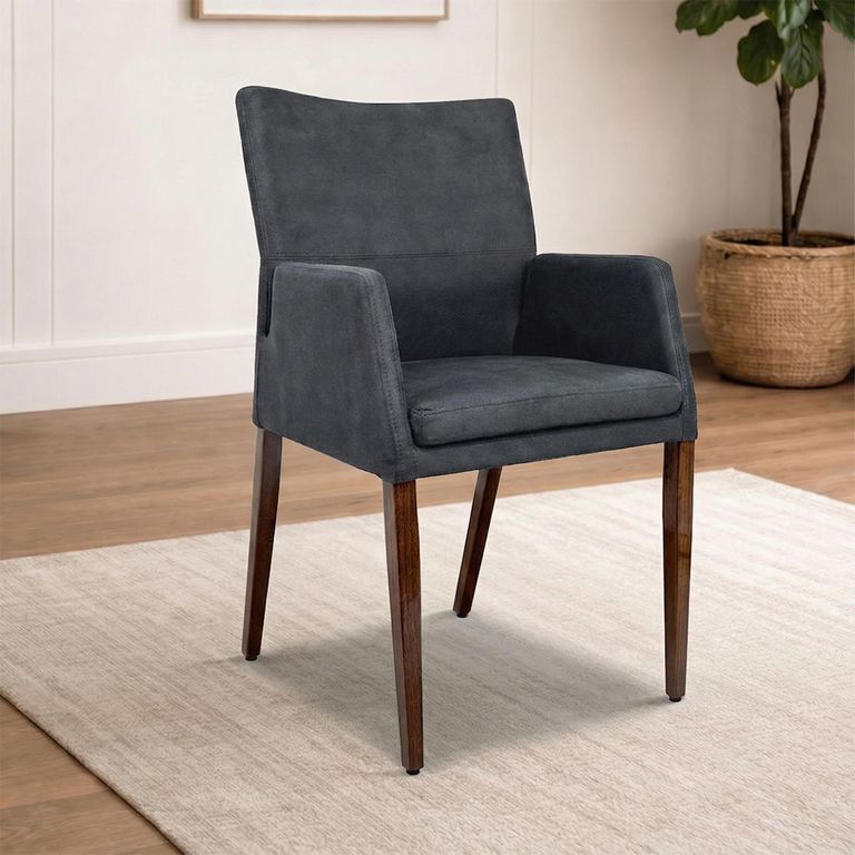 Katy Dining Armchair - Walnut Legs - Variation Available