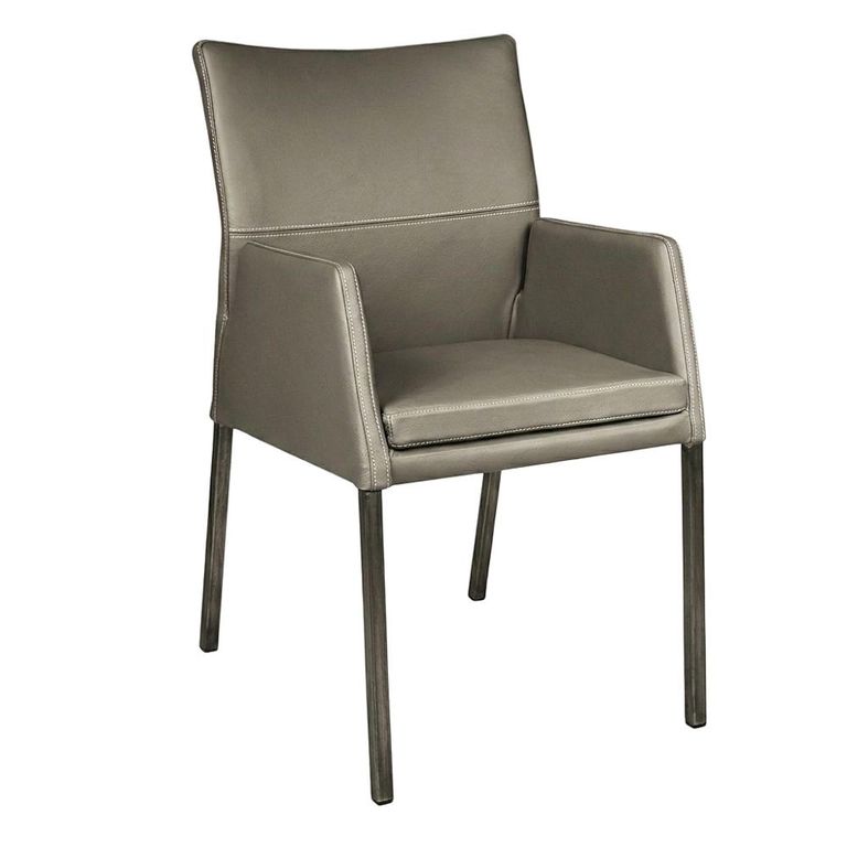 Katy Dining Armchair - Industrial Steel Legs - Variation Available