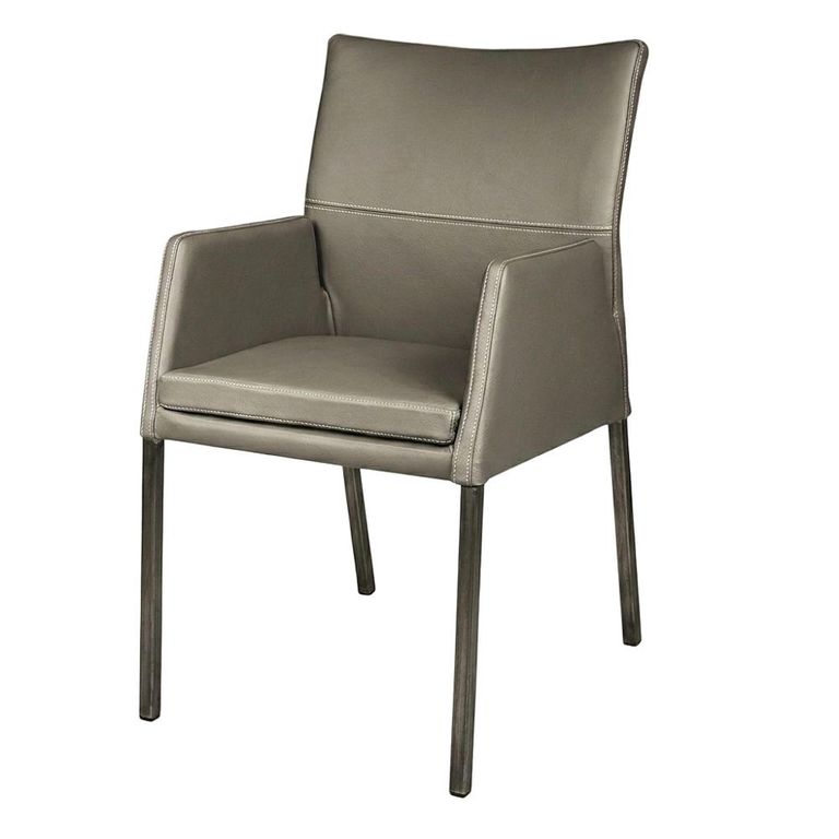 Katy Dining Armchair - Industrial Steel Legs - Variation Available
