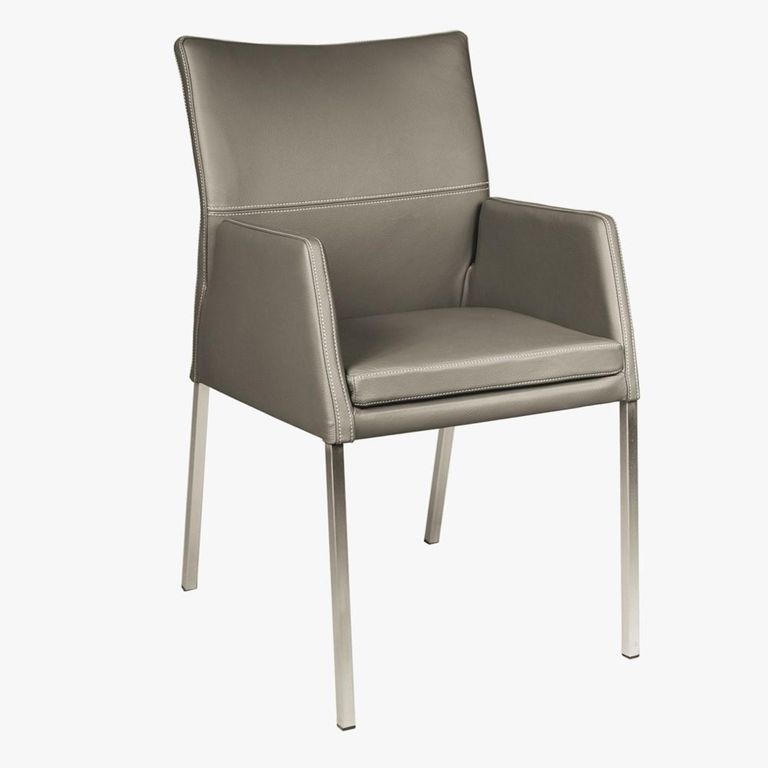 Katy Dining Armchair - Stainless Steel Legs - Variation Available
