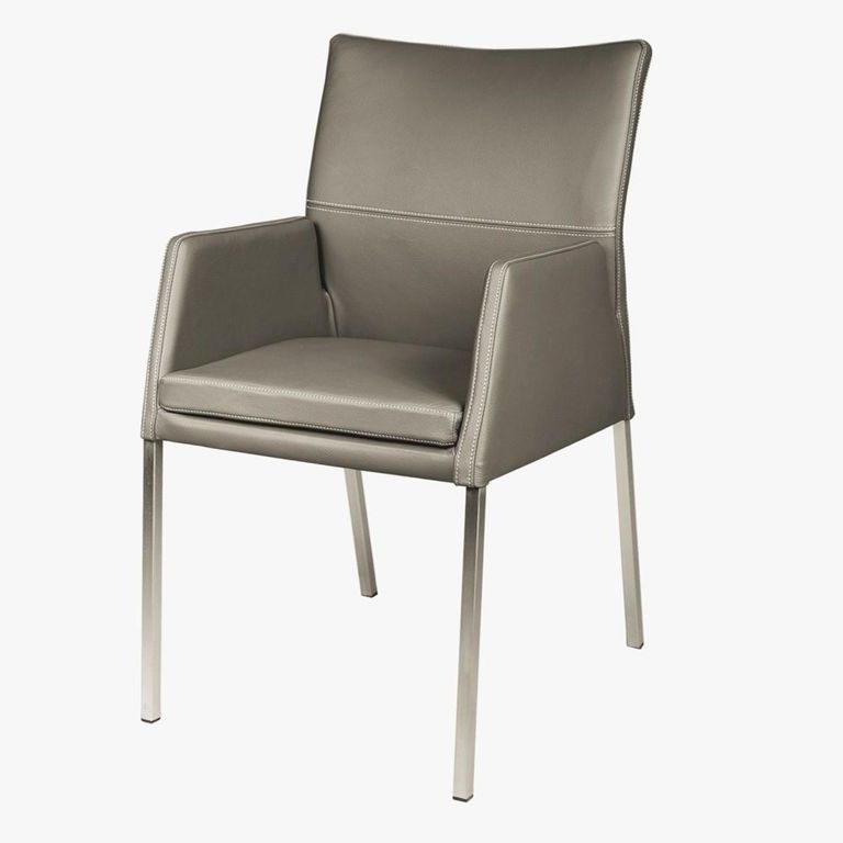 Katy Dining Armchair - Stainless Steel Legs - Variation Available