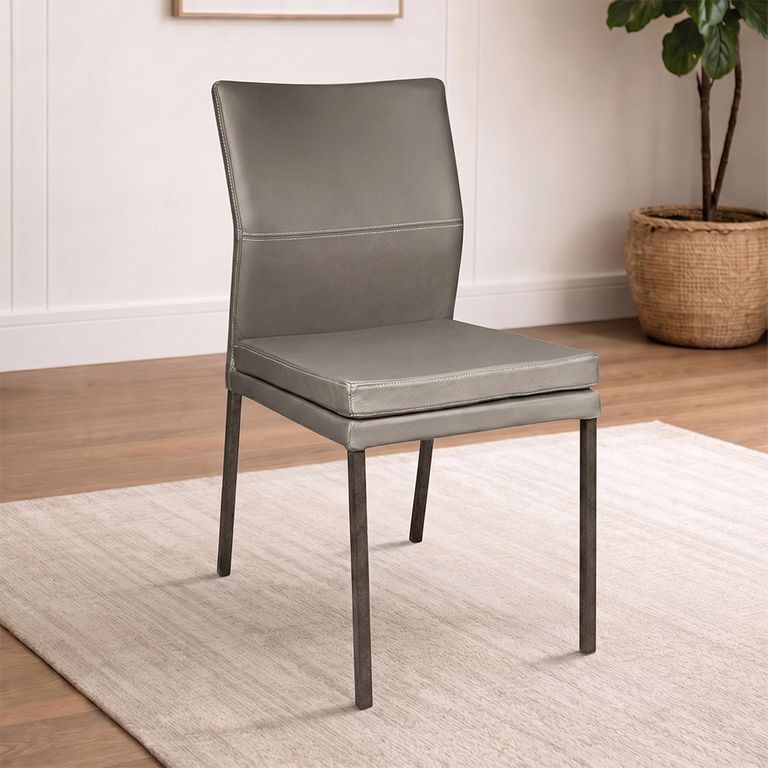 Katy Dining Chair - Industrial Steel Legs - Variation Available